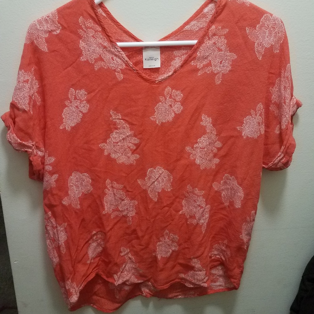 Kaileigh Peach Colored Blouse